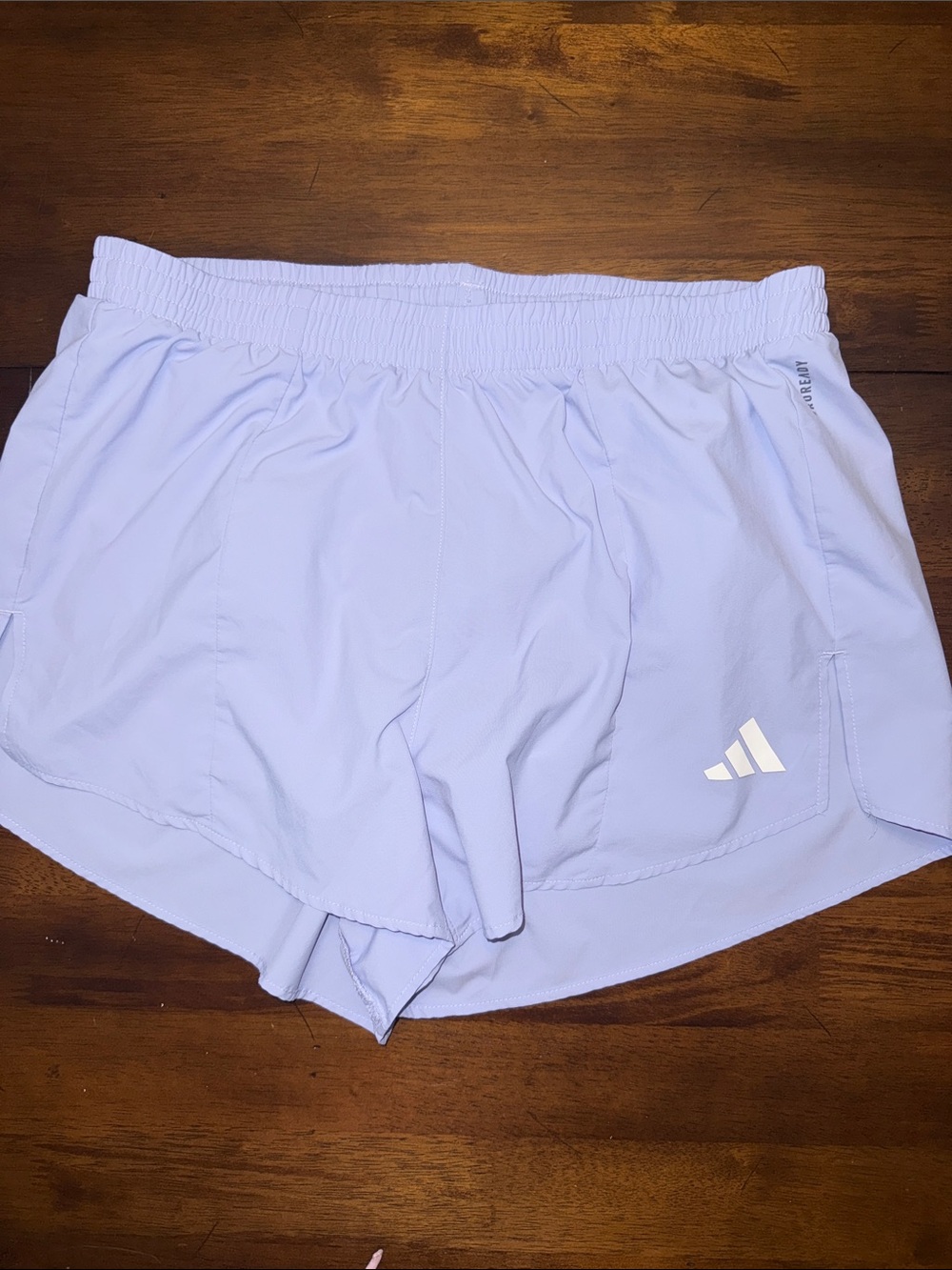 adidas Adizero Slim Fit Shorts in Light Lavender